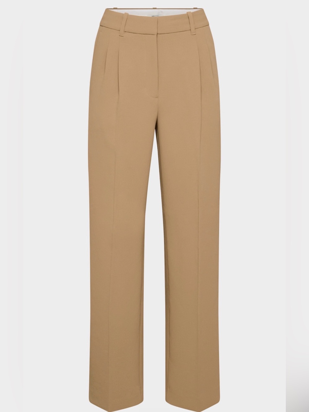 Aritzia The Effortless Pants Crepette Desert Sand 8 Short